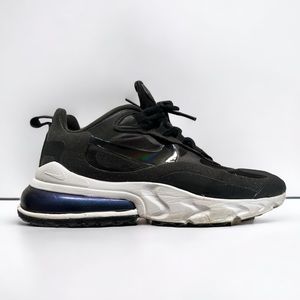 Nike Air Max 270 React Black/White Gym Workout Sneakers Women Size 7 CJ0619-002